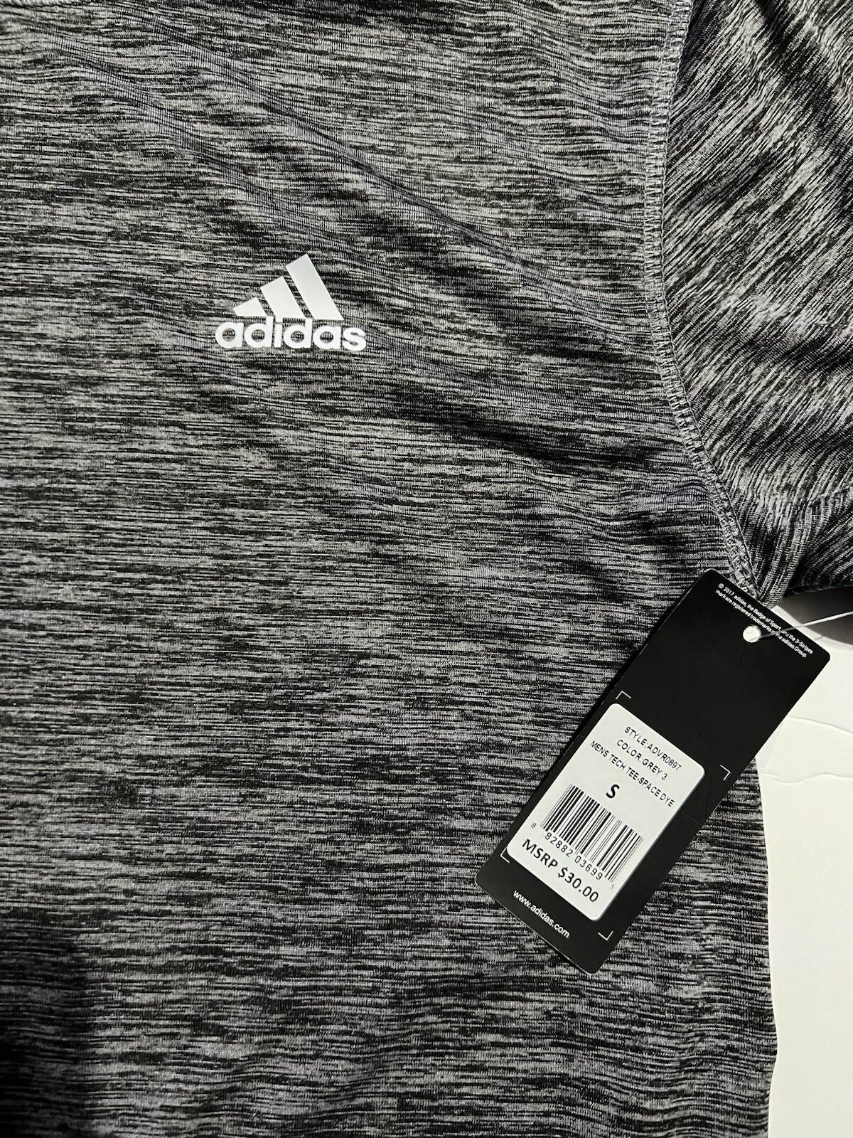 Adidas Golf Men's Tech Tee - Space Dye ,ADVR0897 Small NEW With Tags gallery