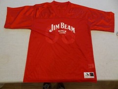 Jim Beam Team 80 Football Jersey Red Promo Adult Medium Augusta Sportswear