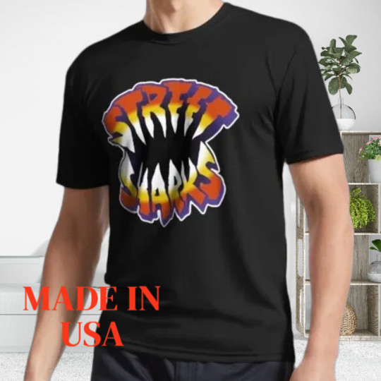 NEW Street Sharks Logo PREMIUM FUNNY TEE USA SIZE S-XL T-SHIRT gallery