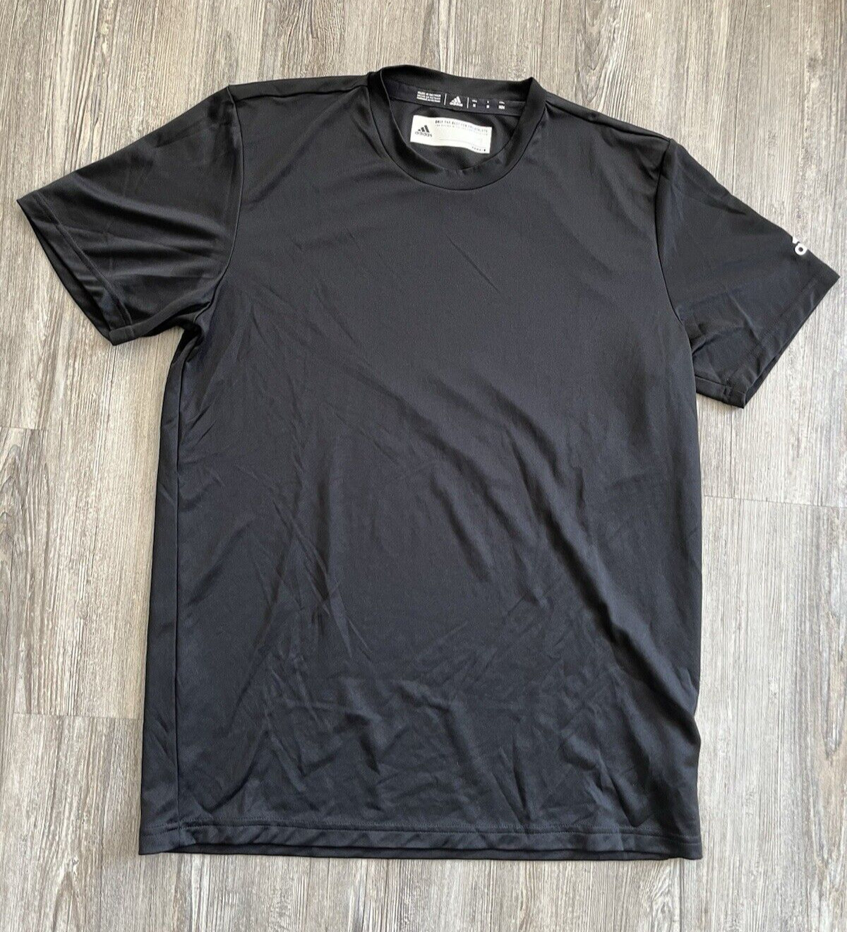 Men's Adidas Black Active Short Sleeve Shirt M gallery