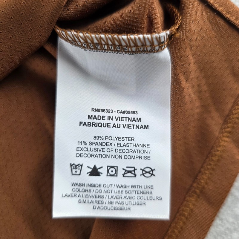 Nike Court Dri-Fit Advantage Tennis Shirt FZ6910-281 Brown Heritage - New XL gallery