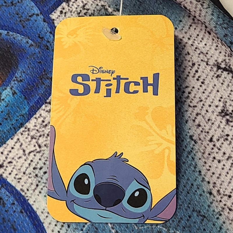 Lilo And Stitch 2 Sided Blue Graphic Jersey Size XS New Disney Vacation 🎆🏰🎆 gallery