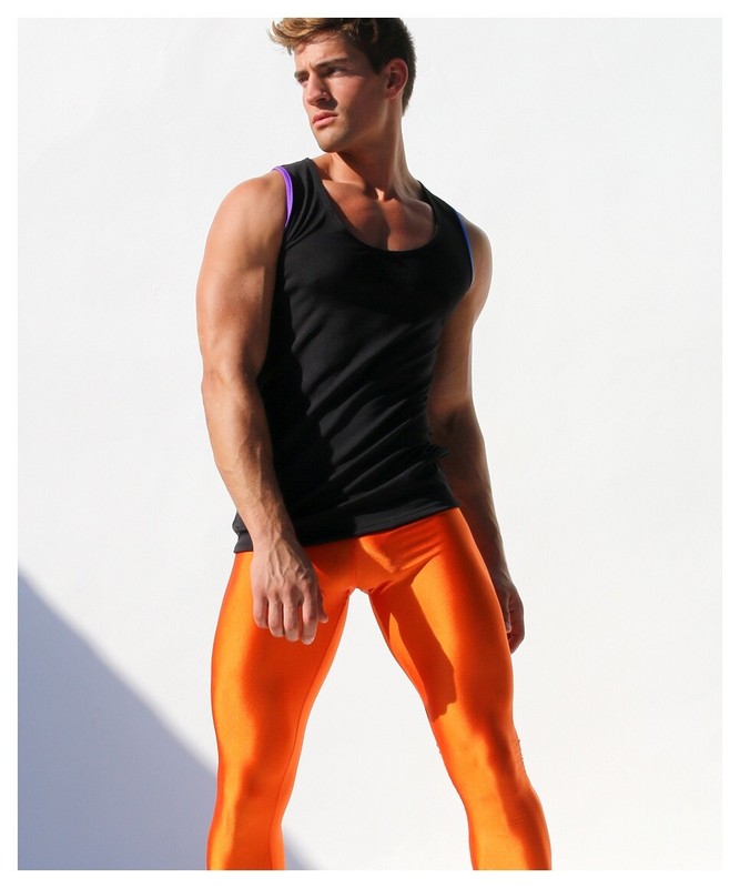 Vintage! Rufskin HELIX Men's Back Zipper Sport Tank Top gallery