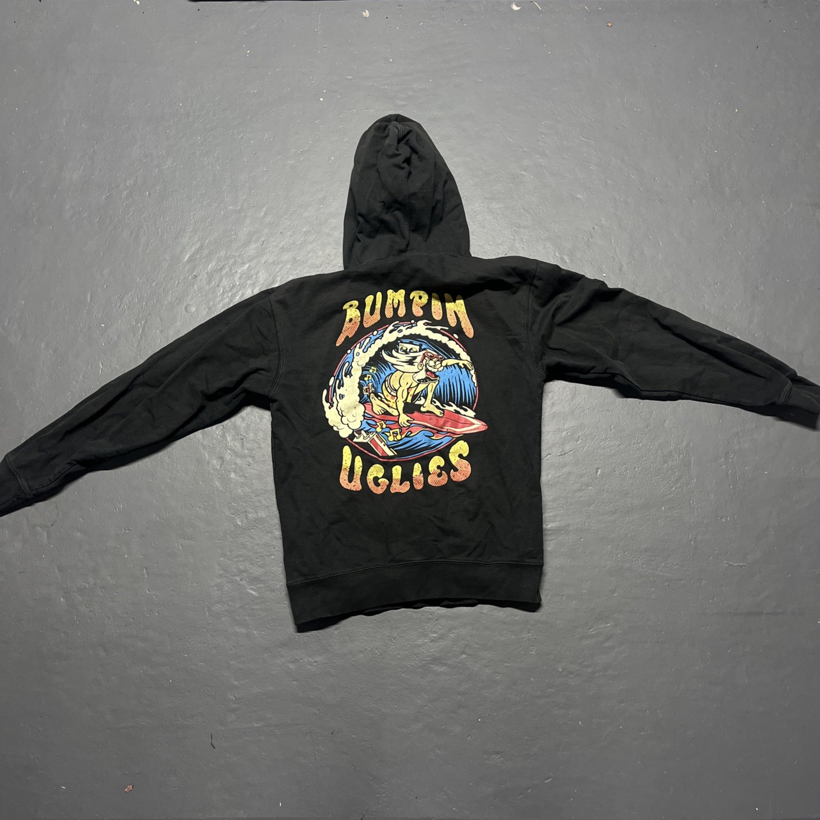 Bumpin Uglies Reggae Music Multi Sex Black Graphic Pullover Hoodie Sweat Shirt gallery