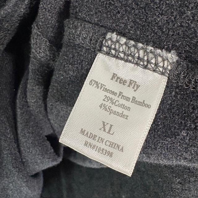 Free Fly Pullover Mens XL Gray 1/4 Zip Long Sleeve Bamboo Blend Athletic gallery