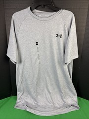 Under Armour Men’s Active Tech 2.0 Short Sleeve Tee Size S Light Grey