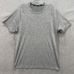 Rhone Reign T-Shirt Mens Large Gray Vented Short Sleeve Performance Training Tee