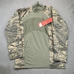 Massif Combat Shirt Mens Small Tiger Stripe ABU Camo Tactical Military Army Airs