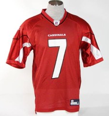 Reebok NFL Arizona Cardinals Leinart 7 Red Football Jersey Men’s Medium M NWT
