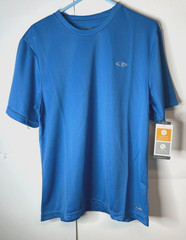 NWT Champion Duo Dry Men’s Medium Blue Training Athletic Shirt Moisture-Wicking
