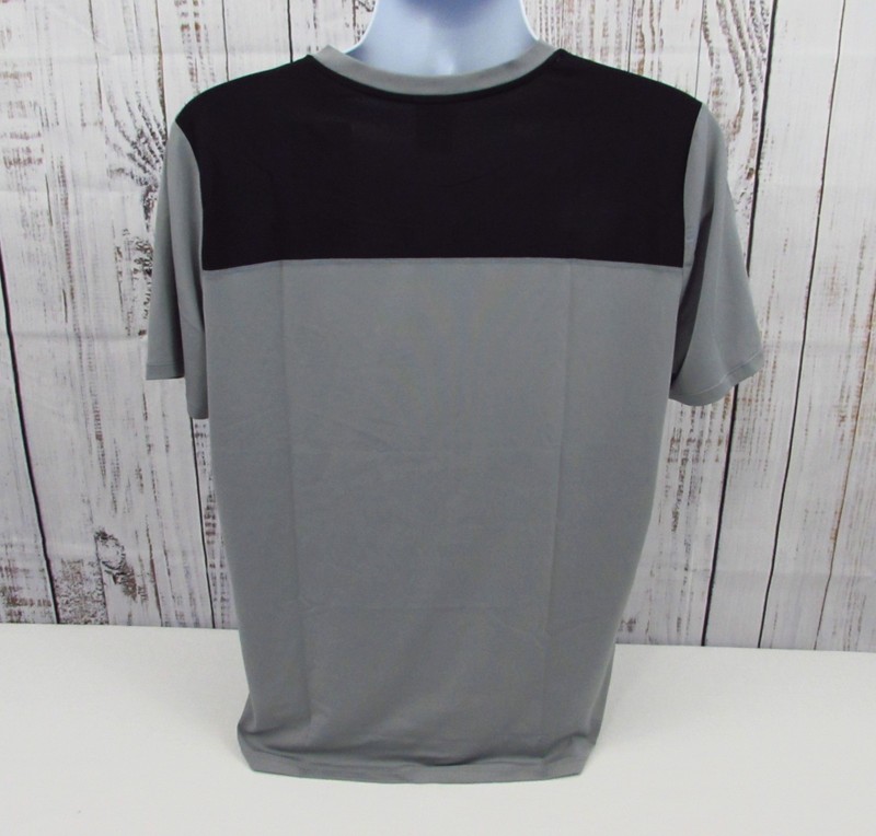 ASICS Men’s PR Lyte Active Short Sleeve Shirt Gray/Black Size Large NWT. gallery