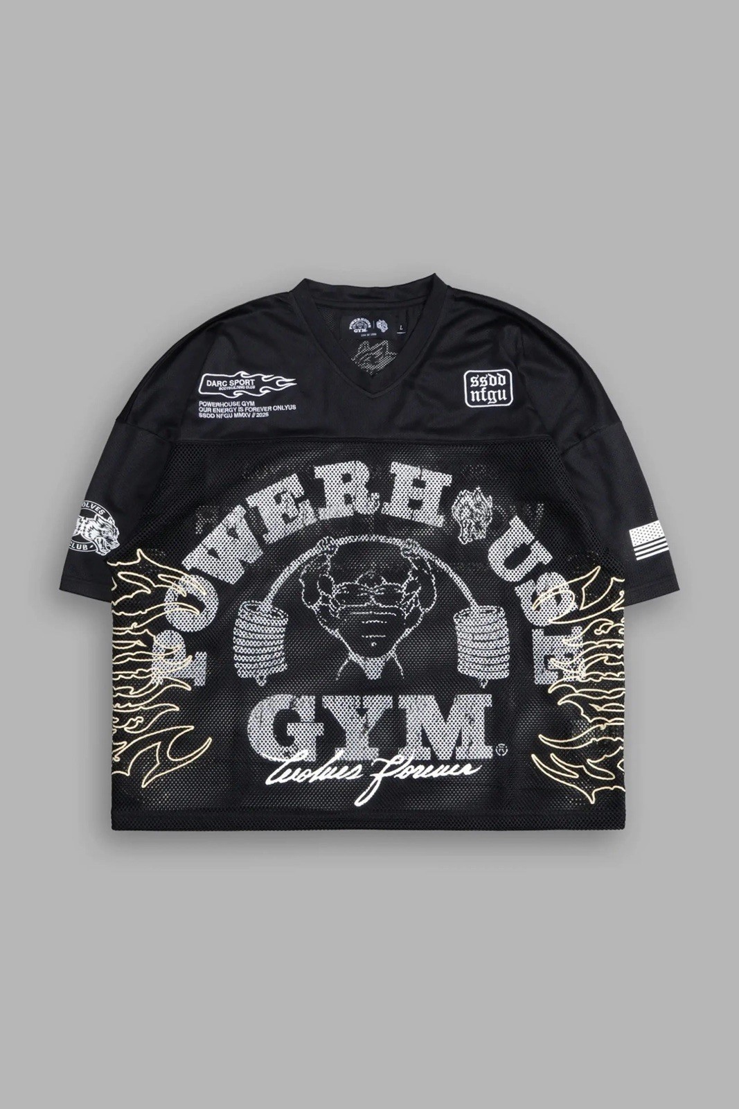 Darc Sport Powerhouse Jersey Bodybuilding Size Large Brand New Sold Out Rare !! gallery