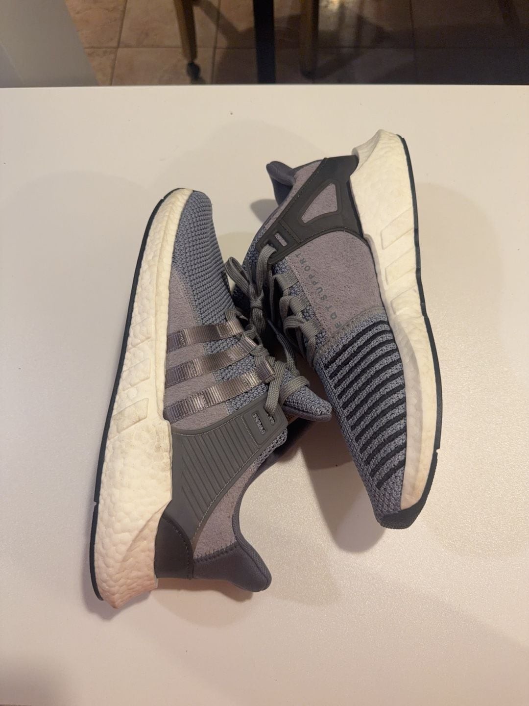 Adidas EQT Support 93/17 Men's Size 13 Gray White Boost BY9511 Shoes Sneakers gallery