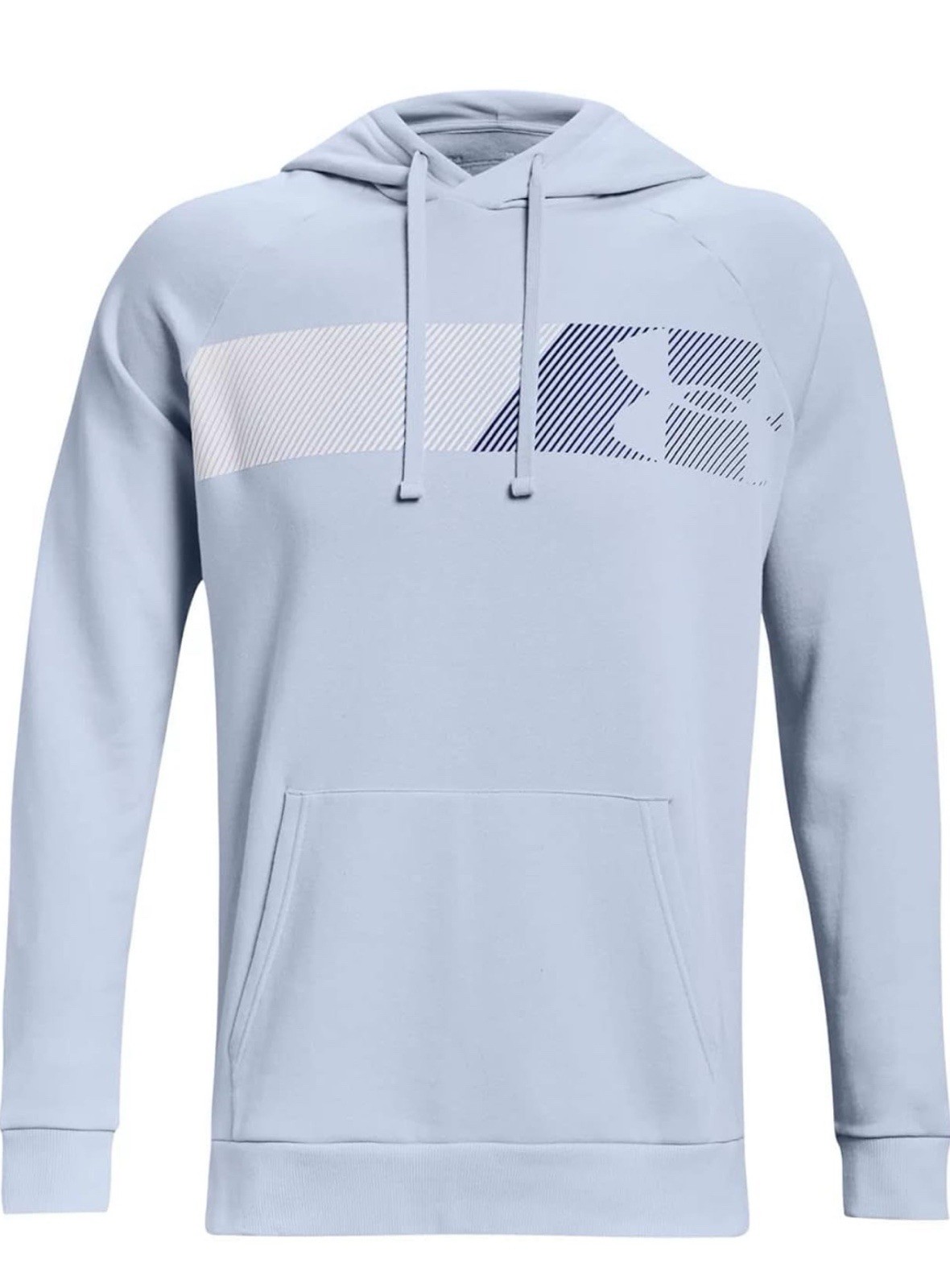 Under Armour - Mens Rival Graphic Hd Fleece Top,Oxford Blue/Bauhaus, XX-Large gallery