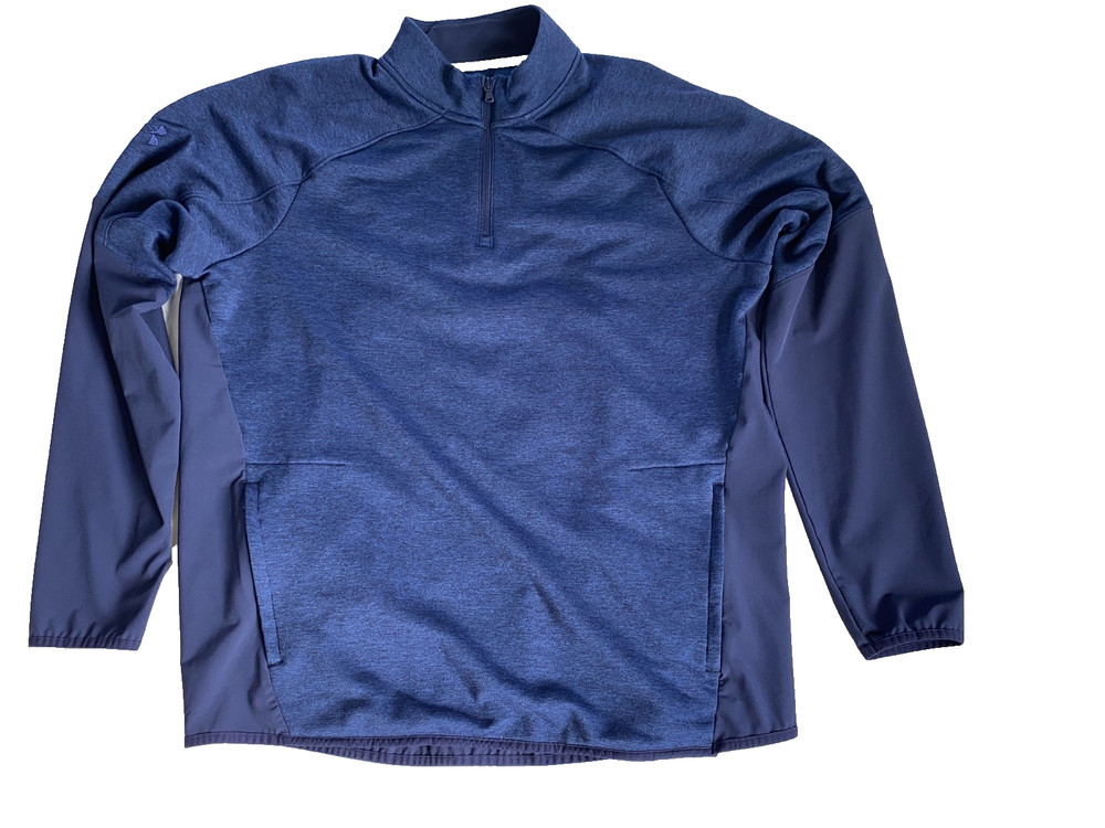 UNDER ARMOUR LOOSE COLDGEAR 1/4 ZIP PULLOVER, XL, PRE-OWNED & FREE SHIPPING!
