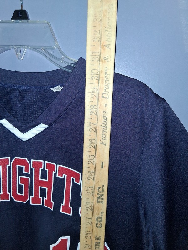 Under Armour Authentic "Knights" Soccer Jersey #18 Navy Blue Red White - Mens MD gallery