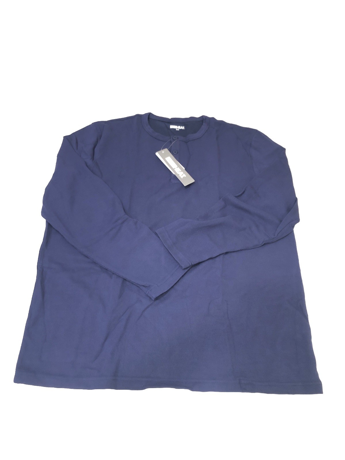 32 Degrees Heat NWT Men’s Long Sleeve Button Up Size XXL Color Navy gallery