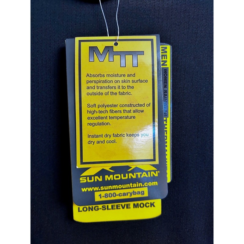 Sun Mountain Long Sleeve Performance Mock Size M Thermal Sports Outdoors gallery