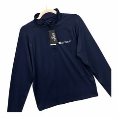 Rhone Session 1/4 Zip Golf Athletic Pullover Sweater Navy Blue Customized Sz S