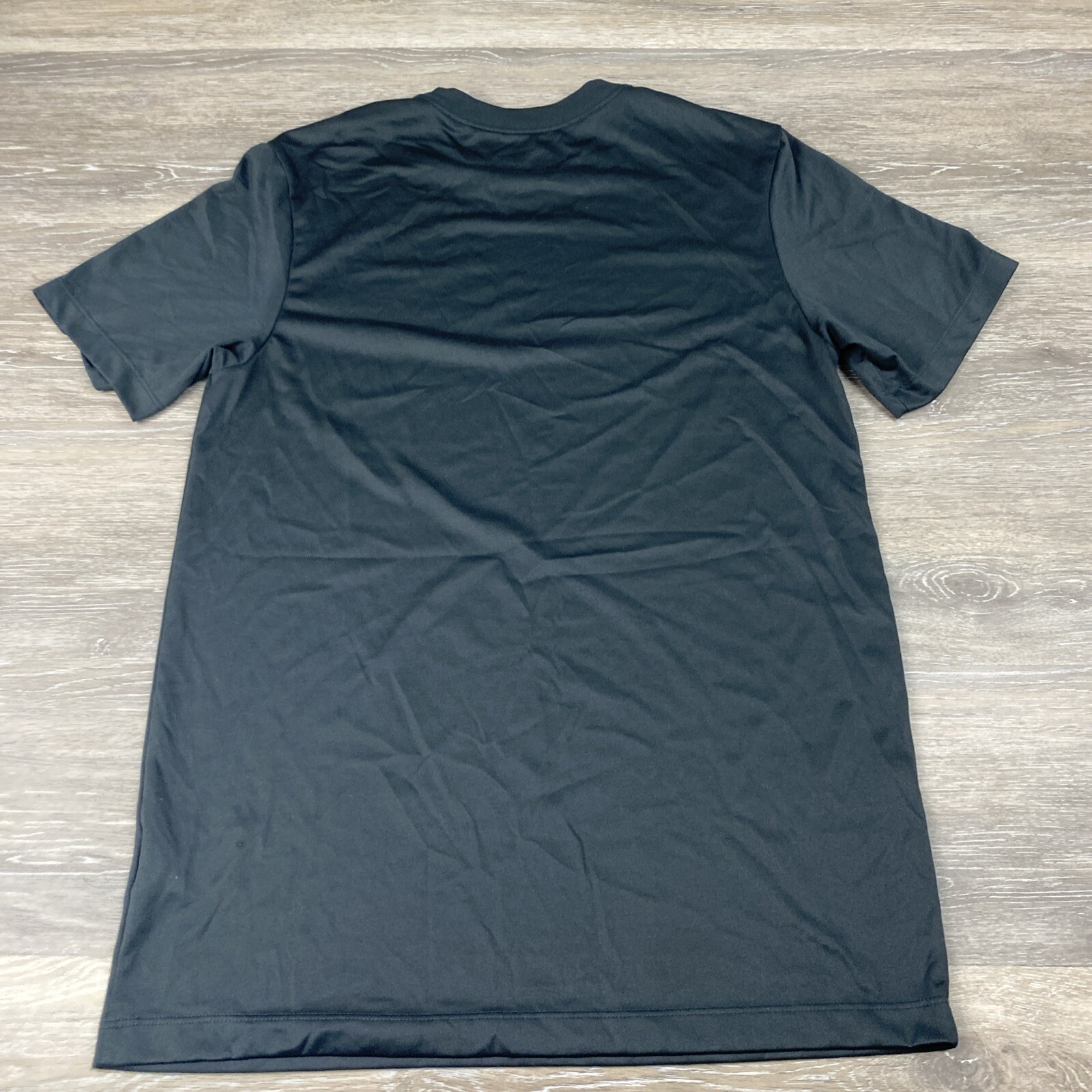 Nike Mens Cotton Crewneck Solid Dri-FIT Training T-Shirt Grey Small DX0989-060 gallery