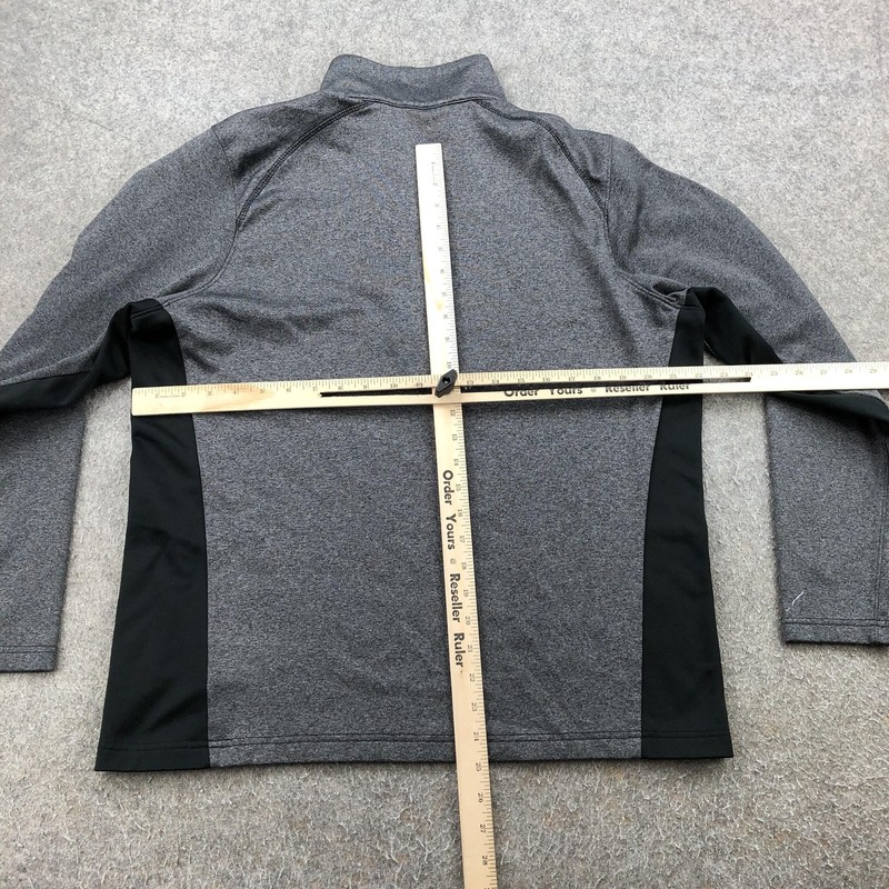 Columbia Pullover Mens Large Gray 1/4 Zip Chest Pocket Long Sleeve Top Hiking gallery