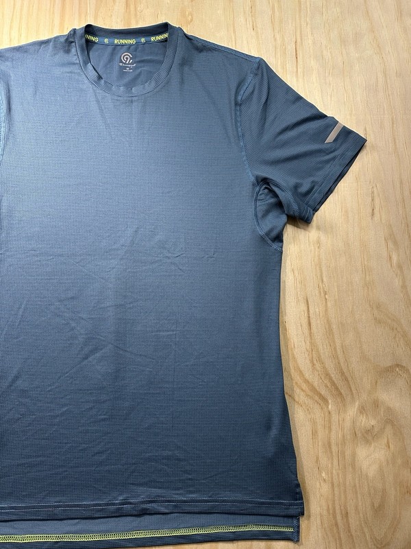 C9 by Champion Men’s Medium Shirt Blue Duo Dry Short Sleeve Running Athletic M gallery