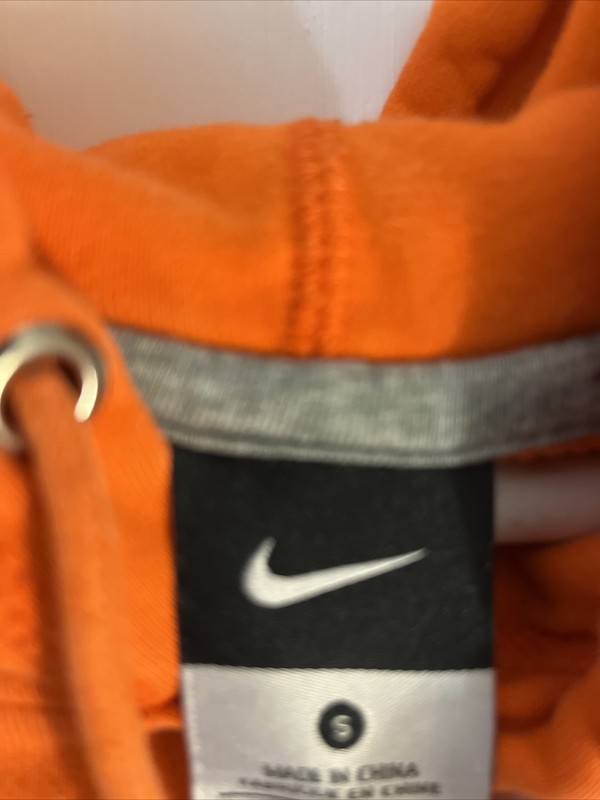 Nike FCB Orange Hoodie Futbol Club Barcelona Barca Soccer Size Small gallery