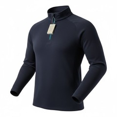 Ben Sherman Sport Men’s Golf 1/4 Zip Microfleece Pullover Mock Neck M Navy NWT
