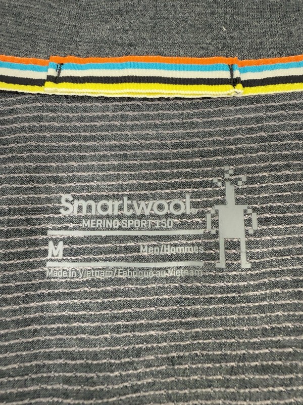 Smartwool Mens Merino Sport 150 Base Layer Long Sleeve 1/4 Zip Shirt Size Medium gallery
