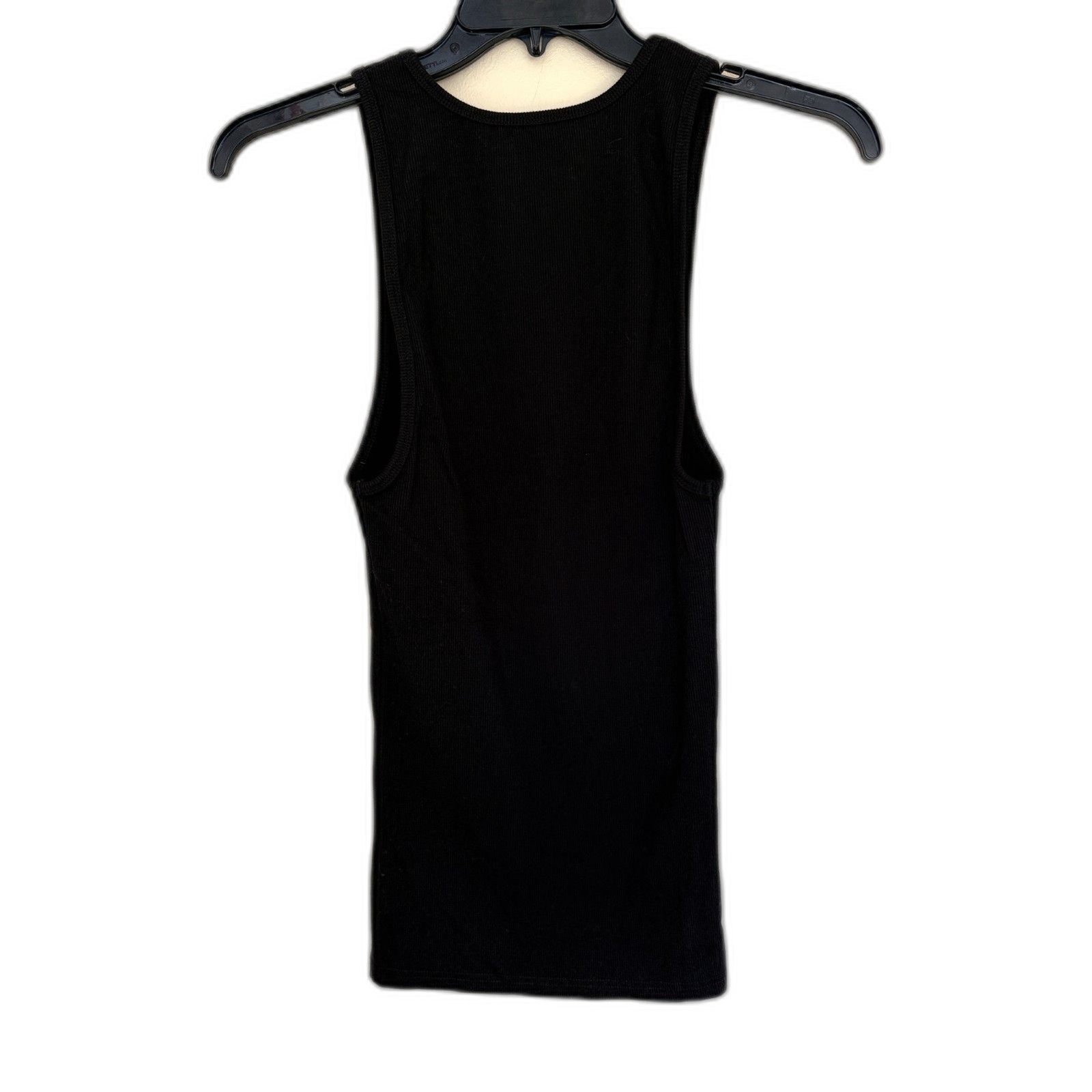 Ekkovision Ribbed Gym Tank Top Black Core Beater XL gallery