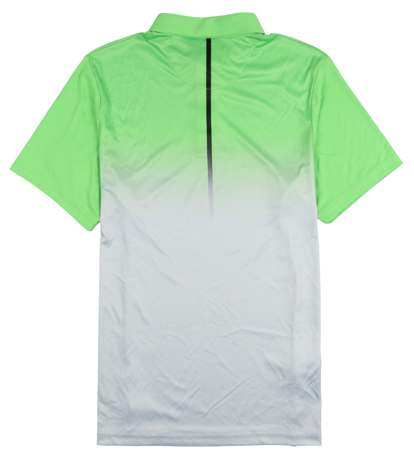 PGA TOUR Ombre Performance Polo Golf Shirt sz L Large Green Flash Gradient gallery