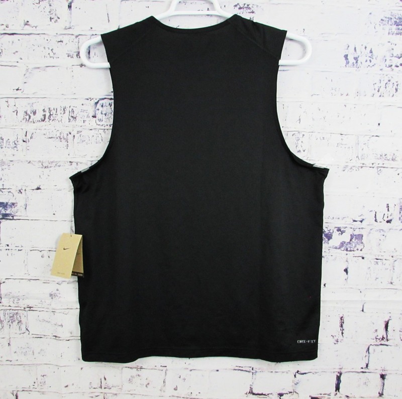 Nike Men's Dri-FIT Training Basketball Tank Top Black M/ DV9813-010 NWT. gallery