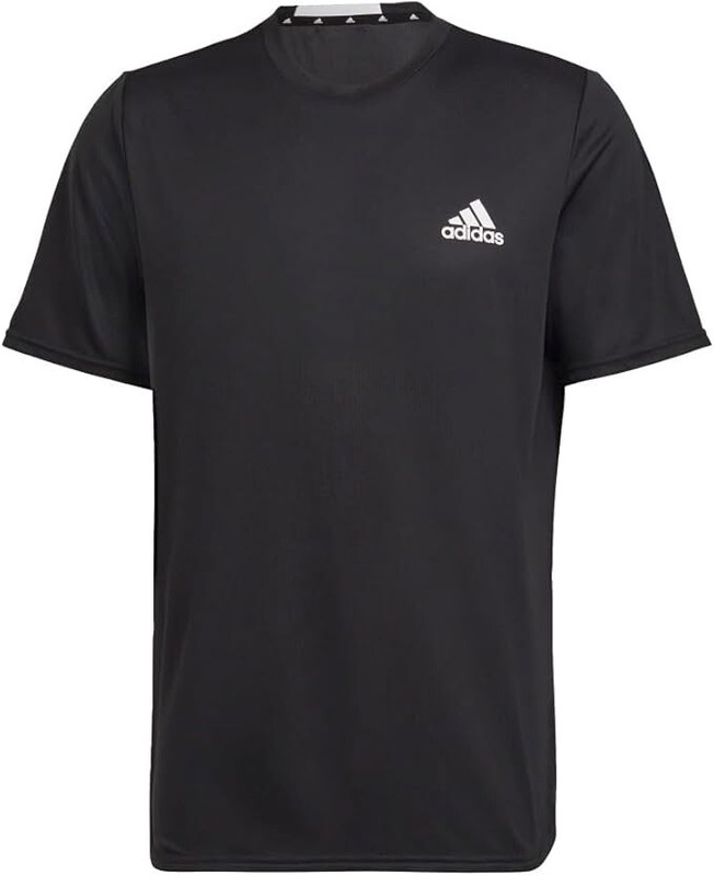 Adidas Mens AEROREADY Large Designed for Movement Tee Black Performance MSRP $30 gallery