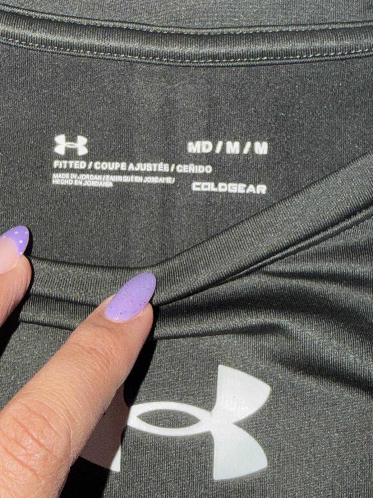 Under Armour ColdGear Men's Compression Fitted Long Sleeve Crew Neck Shirt M gallery