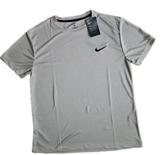 Nike Men’s T-Shirt Dri-Fit Crew Neck Sports Gym Football Shirt Top Tee Large.