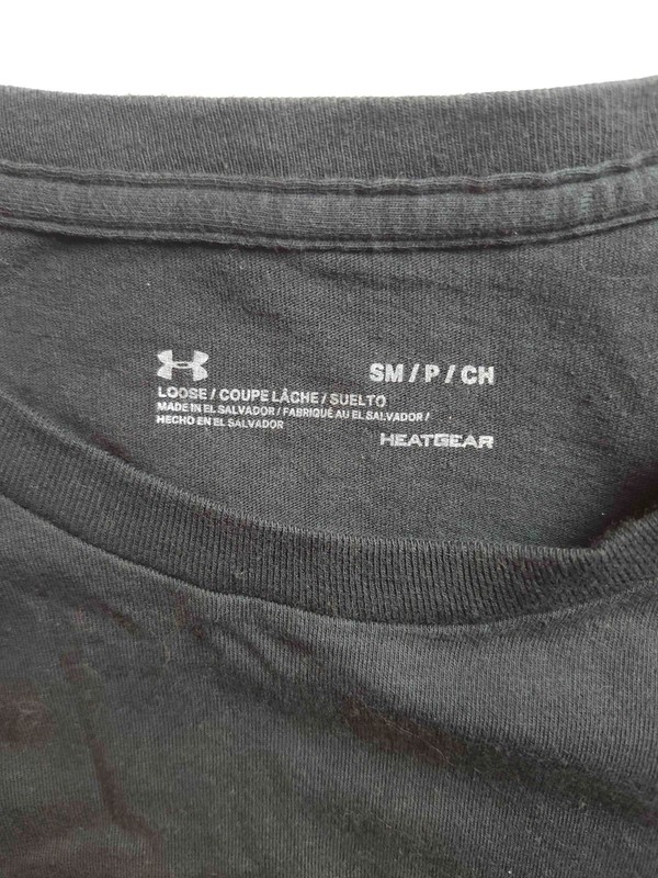 Under Armour UA Freedom United State Of America T-Shirt Mens Small Black Loose gallery