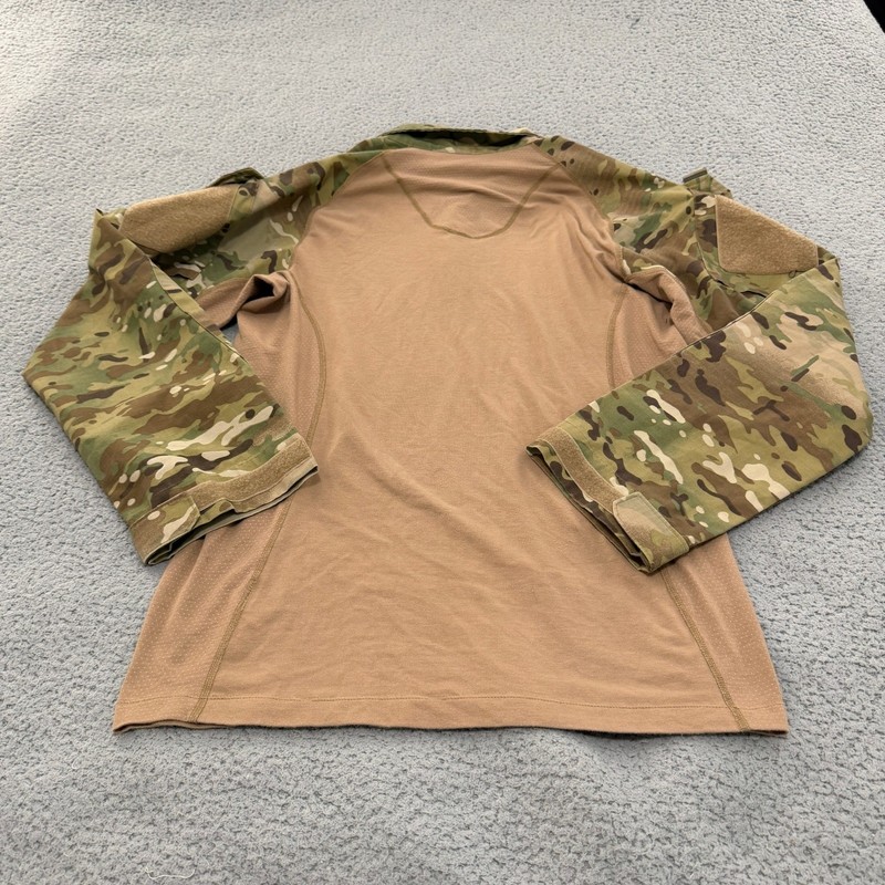 5.11 Tactical Rapid Assault Combat Shirt Mens Large Tan Multicam Camo 1/4 Zip gallery
