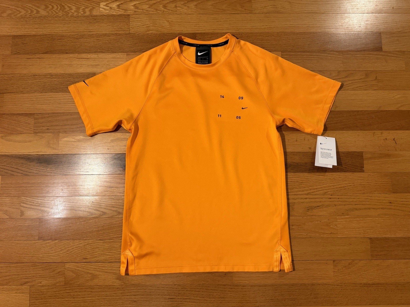 New S Nike Sportswear Tech Pack Bonded Running Top Shirt Kumquat BV4441-886 Men gallery