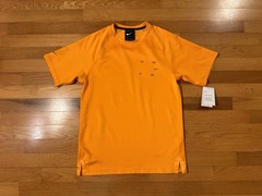 New S Nike Sportswear Tech Pack Bonded Running Top Shirt Kumquat BV4441-886 Men