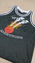 Vintage Empire Sporting Goods Basketball Jersey 80’s White Lightning Hierro