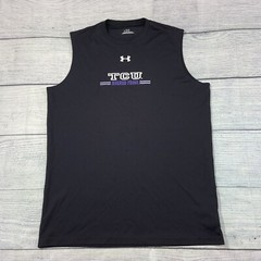 Under Armour TCU Horned Frogs Basketball Black Tank Shirt Athletic Men’s Size S