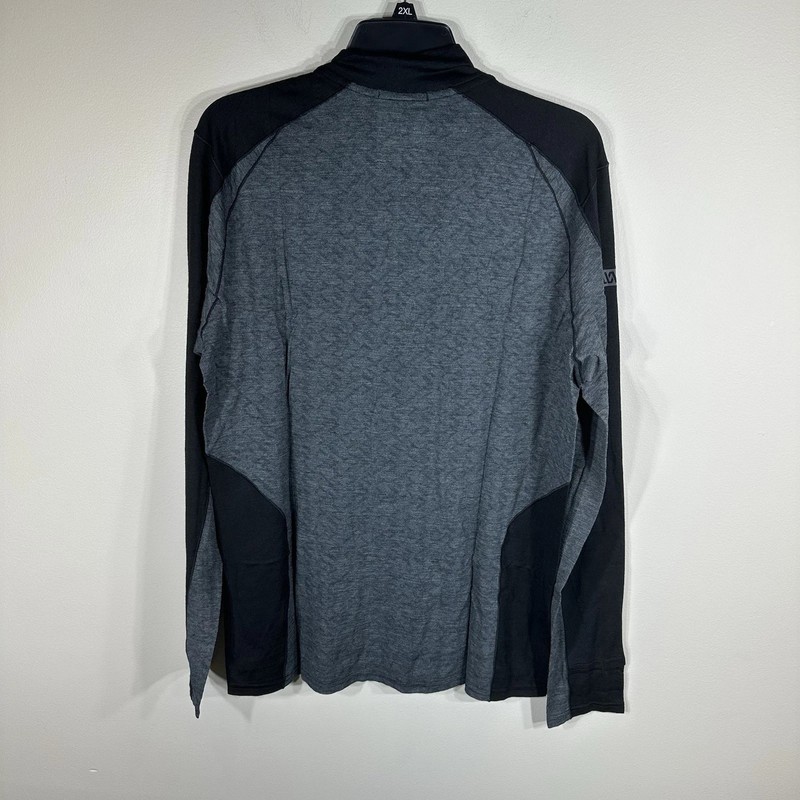 VRST x Smartwool Men's Long Sleeve Size XXL 1/4 Zip Black All Season Merino gallery