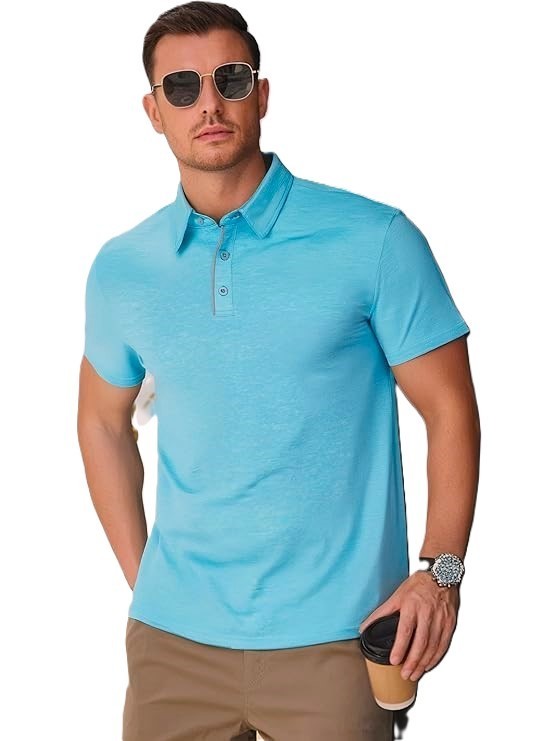 NWT Performance Polo, Golf, Active Shirt Size L - Blue gallery