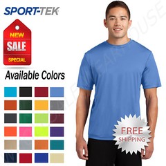 Sport Tek Men’s Dri-Fit PosiCharge Workout S-4XL T-Shirt M-ST350
