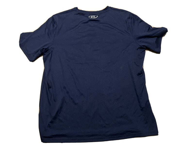 Men’s Under Armour Norwin Knights Activewear HeatGear T- Shirt Blue Size Large gallery