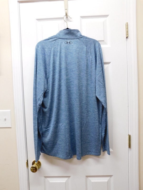 Under Armour Tech™ ½ Zip Long Sleeve Shirt-Blue-XL-1328495-NWT gallery