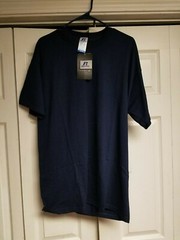 RUSSELL ATHLETIC NAVY TEE SHIRT SIZE LARGE