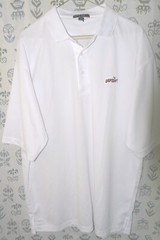 gHP SPORT Men’s Sz XL White Embroidered Logo SS POLO RUGBY GOLF Shirt NWOT? EUC