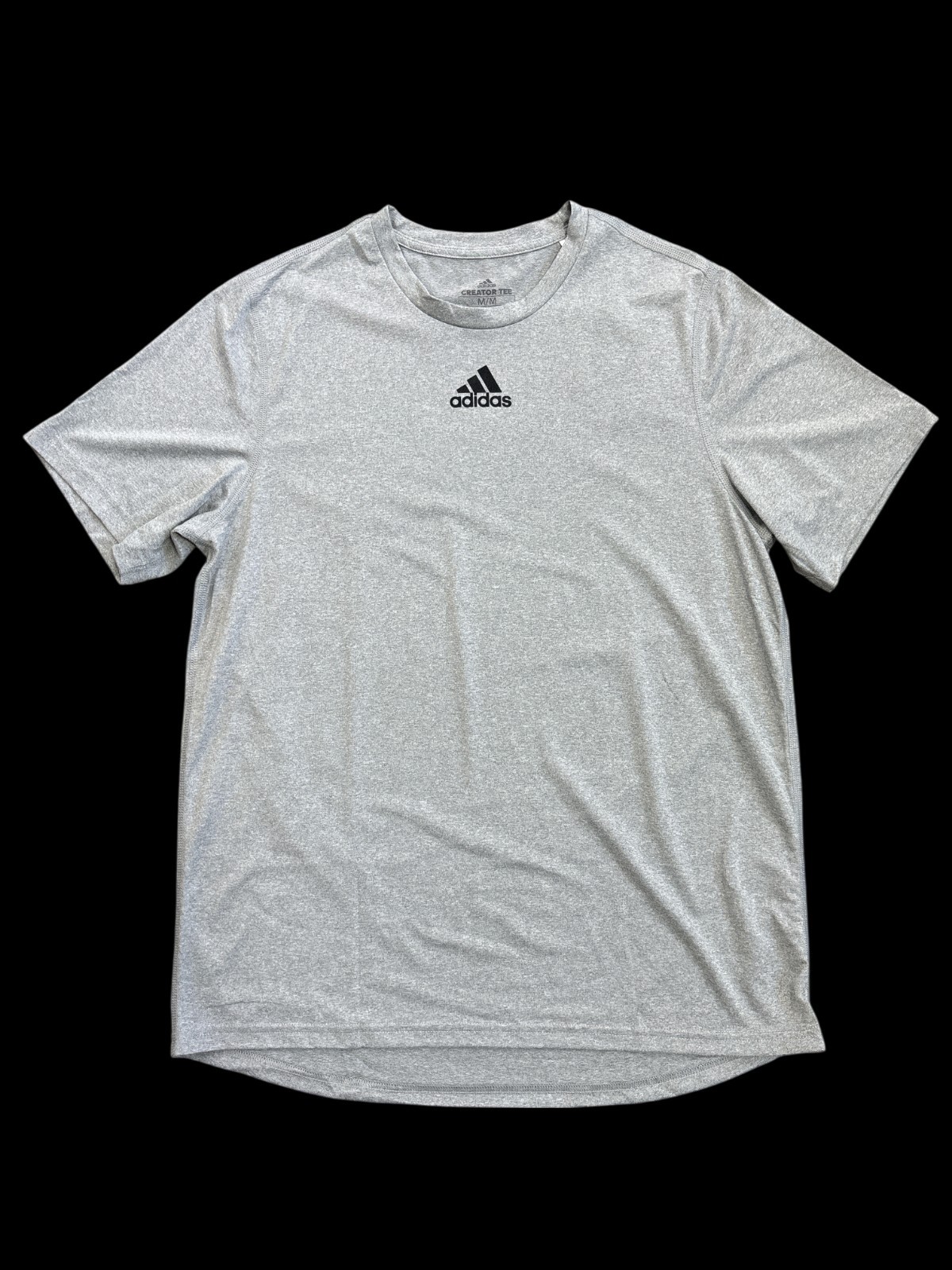 Adidas Men's Creator SS Gray Athletic Short Sleeve Tee Size M gallery