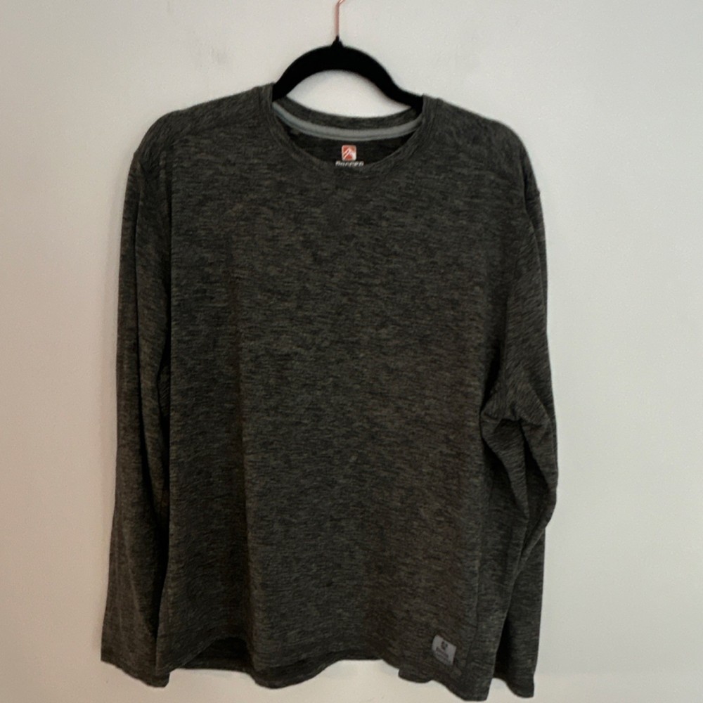 Rugged Elements Durable Utility Long Sleeve Top XL Gray Polyester Spandex Soft